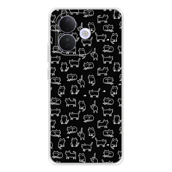 Чехол с принтом «Меленькие котики» для Xiaomi Redmi Note 17 Pro