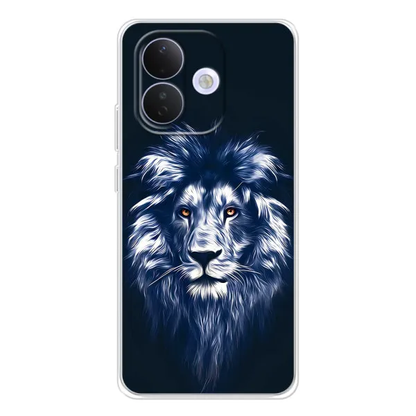Чехол с принтом «Синий Лев» для Xiaomi Redmi Note 17 Pro