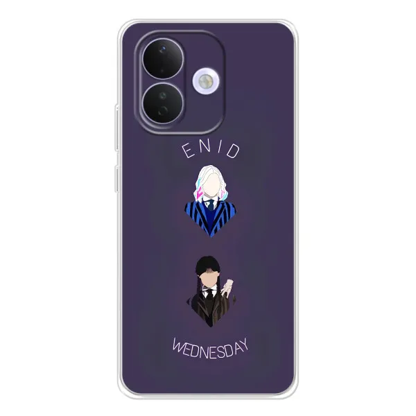 Чехол с принтом «Уэнздей и подруга» для Xiaomi Redmi Note 17 Pro
