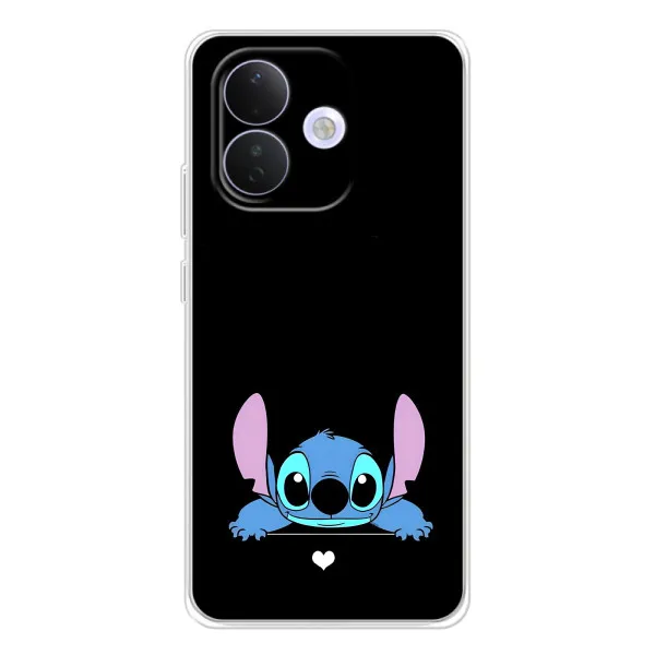 Чехол с принтом «Стич на черном» для Xiaomi Redmi Note 17 Pro