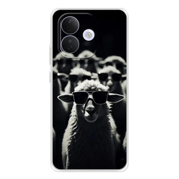 Чехол с принтом «Овечка в очках» для Xiaomi Redmi Note 17 Pro Чехол с принтом «Овечка в очках» для Xiaomi Redmi Note 17 Pro