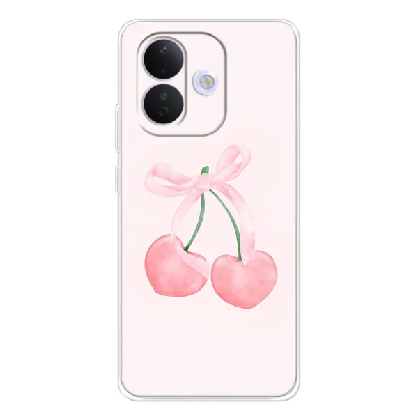 Чехол с принтом «Розовые вишни» для Xiaomi Redmi Note 17 Pro