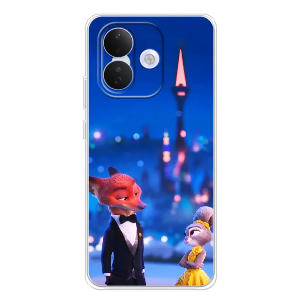 Чехол с принтом «Романтический вечер Зверополис» для Xiaomi Redmi Note 17 Pro