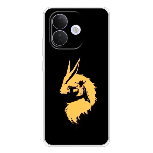 Чехол с принтом «силуэт Курама Наруто» для Xiaomi Redmi Note 17 Pro