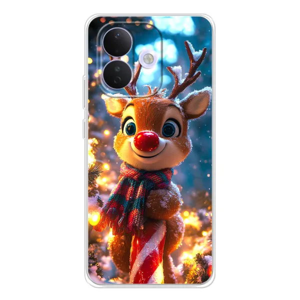 Чехол с принтом «Олень с шарфом» для Xiaomi Redmi Note 17 Pro
