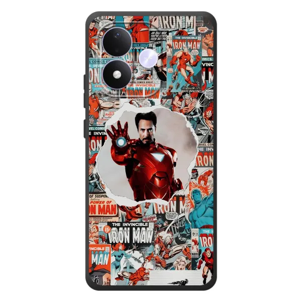 Чехол с принтом «Айронмен» для Xiaomi Redmi Note 17