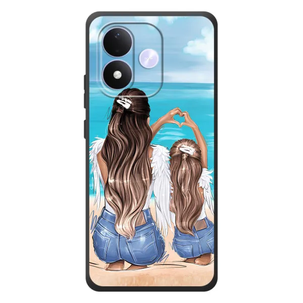 Чехол с принтом «Мама с доченькой» для Xiaomi Redmi Note 17 Чехол с принтом «Мама с доченькой» для Xiaomi Redmi Note 17