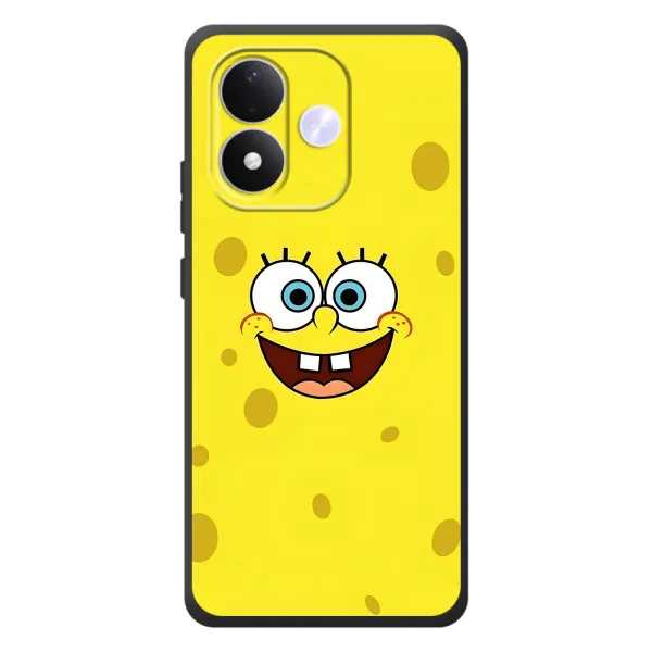 Чехол с принтом «Мордашка Спанч Боба» для Xiaomi Redmi Note 17 Чехол с принтом «Мордашка Спанч Боба» для Xiaomi Redmi Note 17