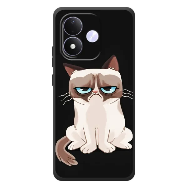 Чехол с принтом «Грустный кот» для Xiaomi Redmi Note 17