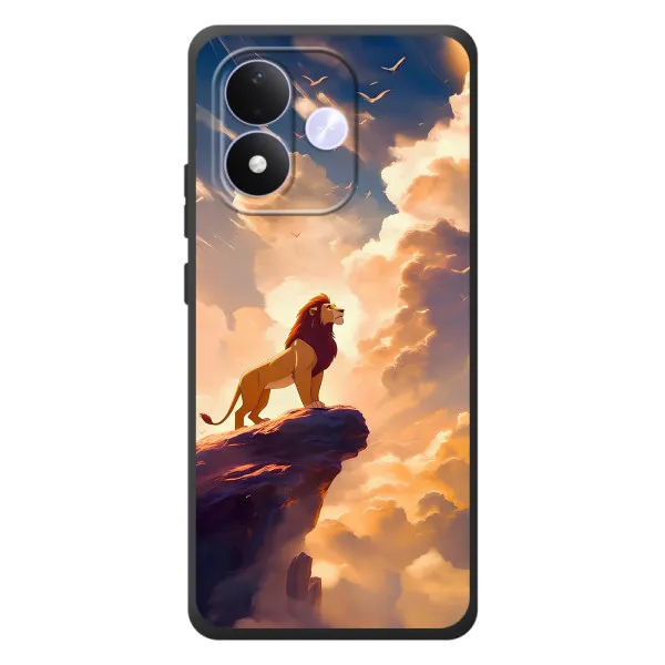 Чехол с принтом «Симба на скале» для Xiaomi Redmi Note 17