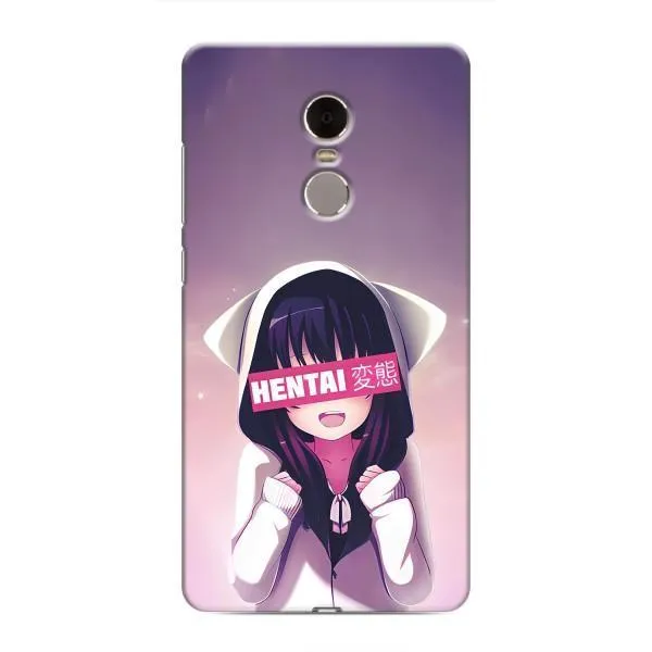 Чехол с принтом «Hentai chan» для Xiaomi Redmi Note 4