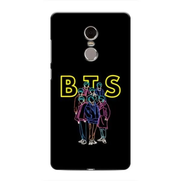 Чохол з принтом «BTS стайл» для Xiaomi Redmi Note 4
