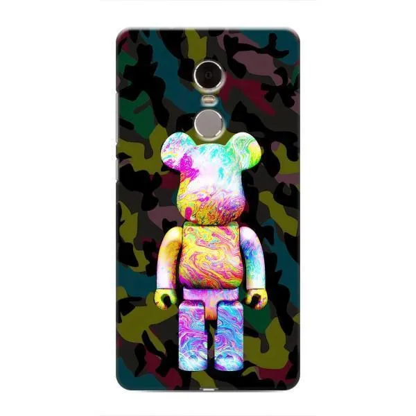 Чехол с принтом «Яркий Bearbrick» для Xiaomi Redmi Note 4