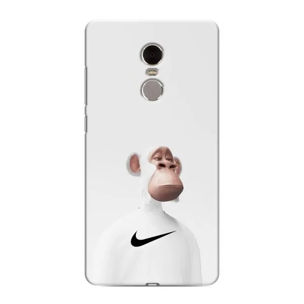 Чехол с принтом «обезьяна NFT Nike» для Xiaomi Redmi Note 4
