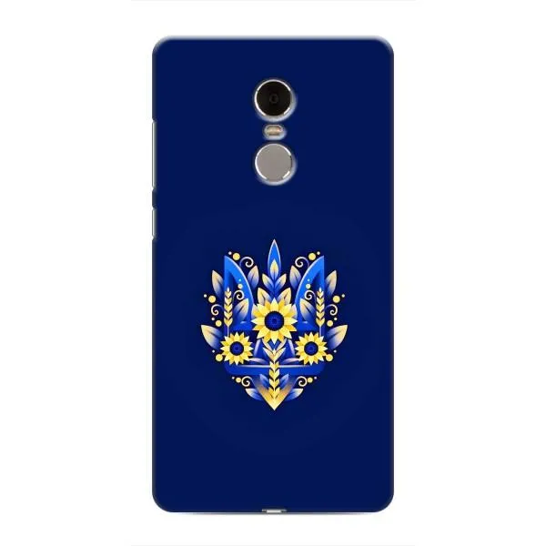 Чехол с принтом «Цветочный Герб» для Xiaomi Redmi Note 4
