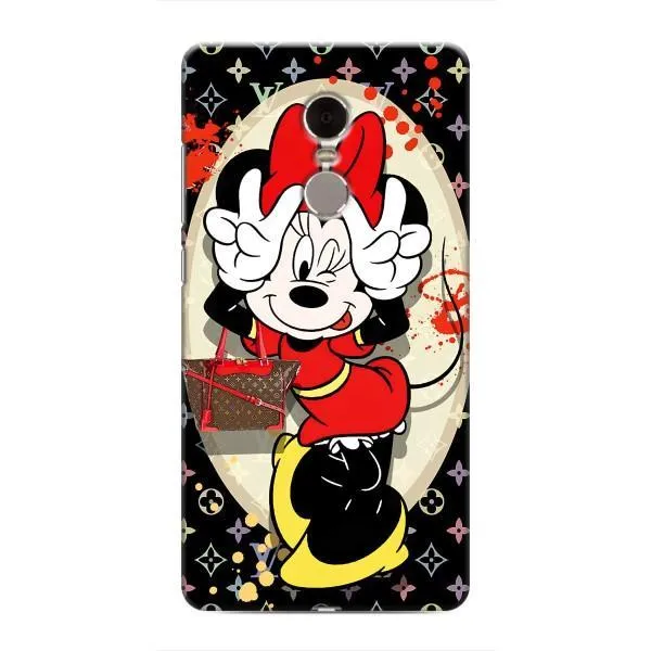 Чехол с принтом «Минни peace» для Xiaomi Redmi Note 4