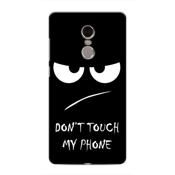 Чехол с принтом «Dont Touch» для Xiaomi Redmi Note 4