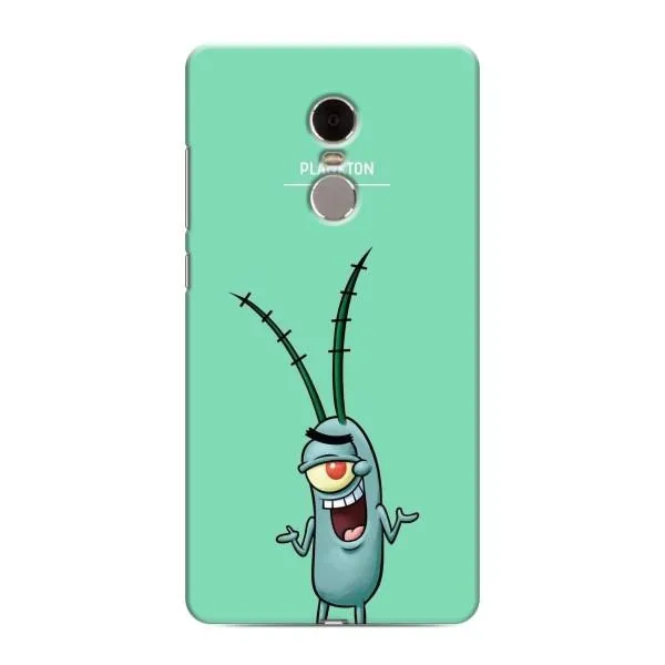 Чехол с принтом «Персонаж Планктон» для Xiaomi Redmi Note 4