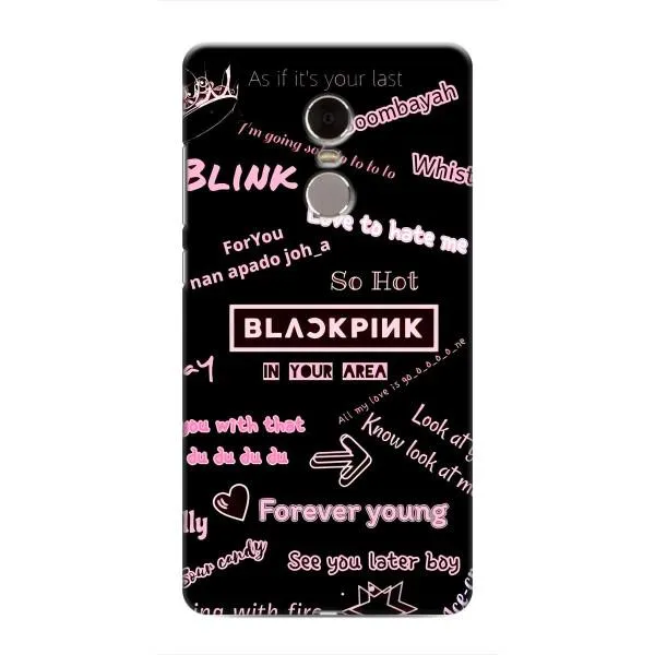 Чехол с принтом «BLACKPINK» для Xiaomi Redmi Note 4