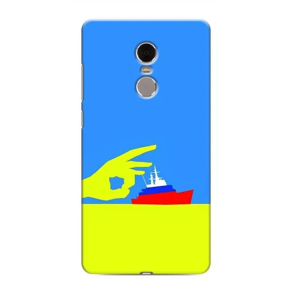 Чехол с принтом «Щелбан кораблю» для Xiaomi Redmi Note 4