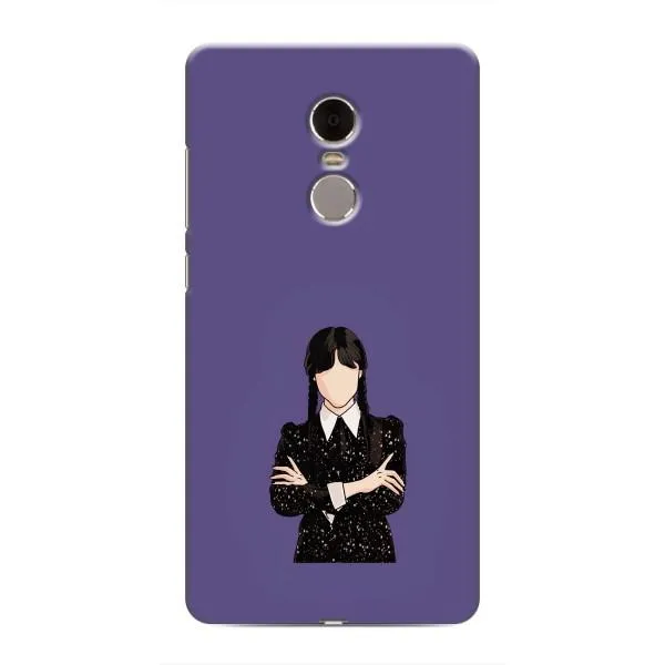 Чехол с принтом «Уэнздей в черном» для Xiaomi Redmi Note 4