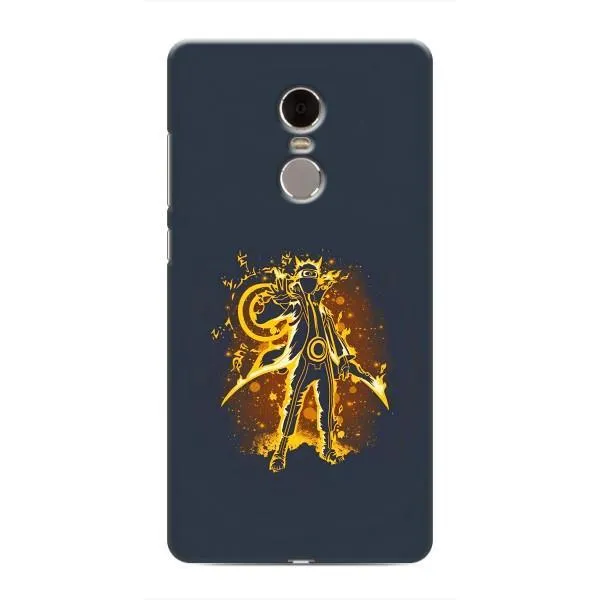 Чехол с принтом «золотой Наруто» для Xiaomi Redmi Note 4
