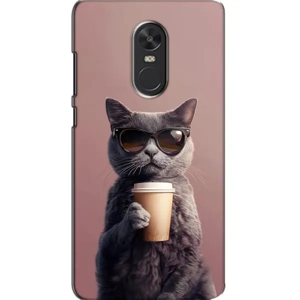Чехол с принтом «Кот с кофе» для Xiaomi Redmi Note 4X Чехол с принтом «Кот с кофе» для Xiaomi Redmi Note 4X
