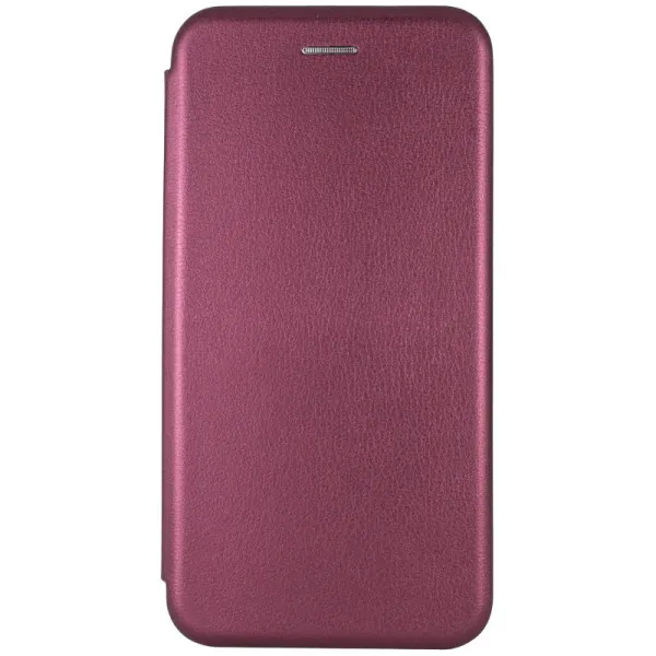 Шкіряний чохол-книжка Classy для Xiaomi Redmi Note 5 Pro / Note 5 (DC) — Бордовий — фото 1