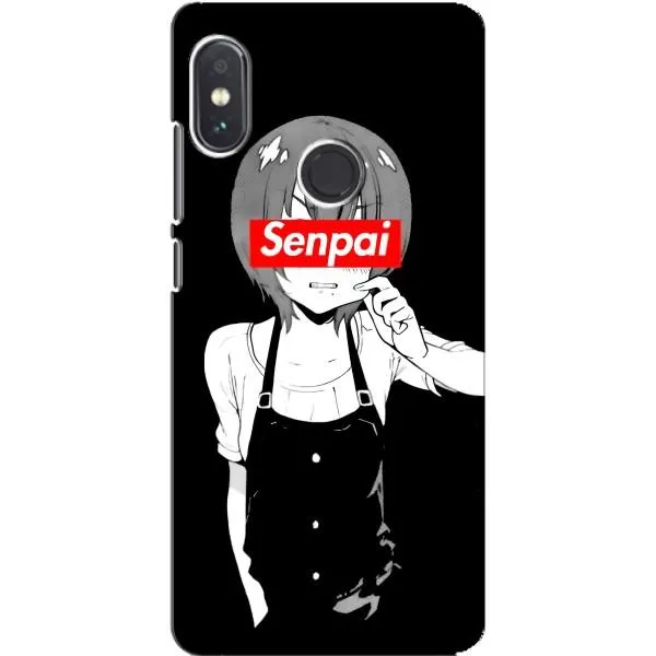 Чохол з принтом «Senpai» для Xiaomi Redmi Note 5 Pro