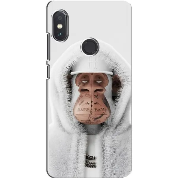 Чехол с принтом «обезьяна NFT в тату» для Xiaomi Redmi Note 5 Pro