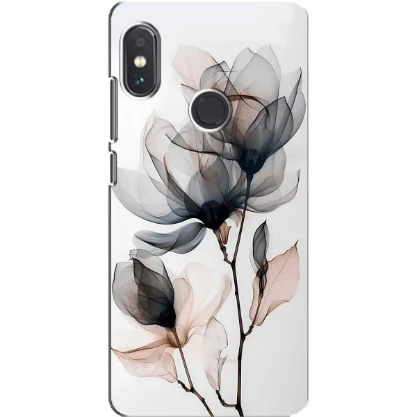 Чохол з принтом «Квіти на білому» для Xiaomi Redmi Note 5 Pro Чохол з принтом «Квіти на білому» для Xiaomi Redmi Note 5 Pro
