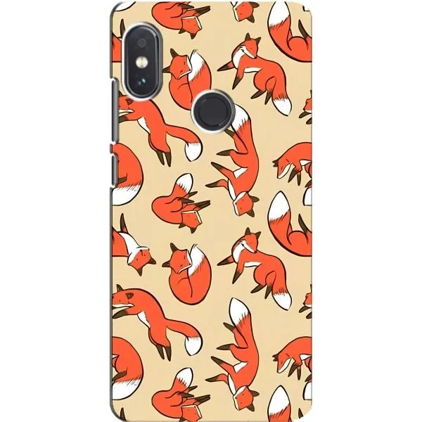 Чохол з принтом «Лисички» для Xiaomi Redmi Note 5