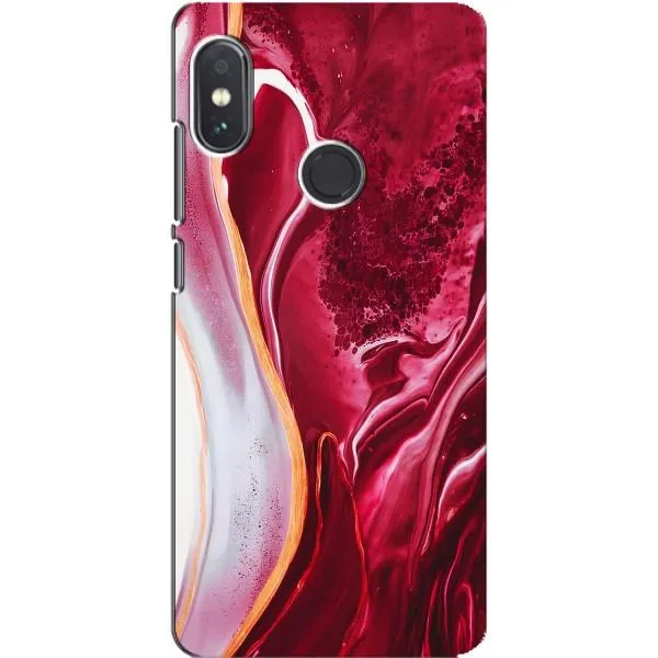 Чохол з принтом «Мрамор червоний» для Xiaomi Redmi Note 5