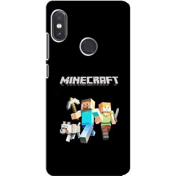 Чохол з принтом «герої Minecraft» для Xiaomi Redmi Note 5
