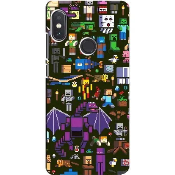 Чохол з принтом «Колаж Майнкрафт» для Xiaomi Redmi Note 5