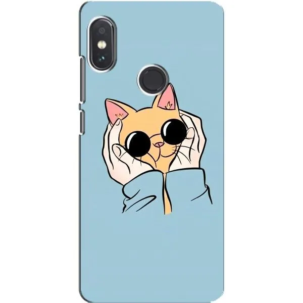 Чохол з принтом «Котик в окулярах» для Xiaomi Redmi Note 5