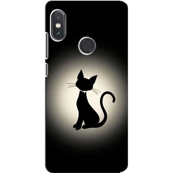 Чохол з принтом «Силует котика» для Xiaomi Redmi Note 5
