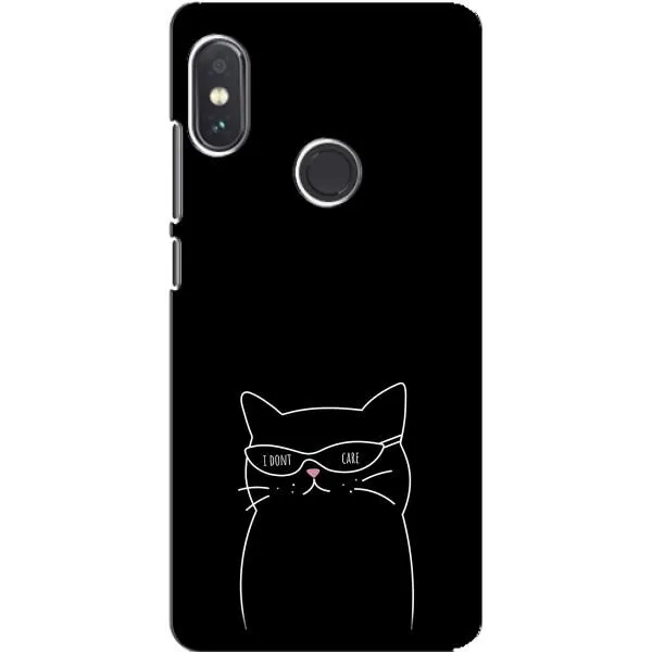 Чохол з принтом «Байдужий кіт» для Xiaomi Redmi Note 5