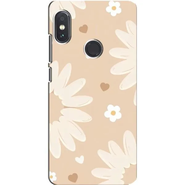 Чохол з принтом «Бежеві квіти» для Xiaomi Redmi Note 5