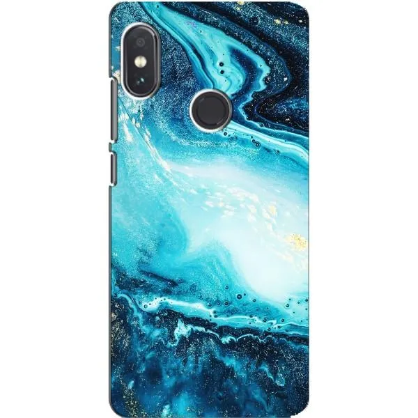 Чохол з принтом «Блакитний мрамор» для Xiaomi Redmi Note 5