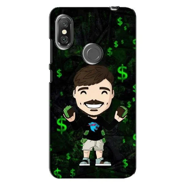 Чохол з принтом «Блогер Beast» для Xiaomi Redmi Note 6 Pro