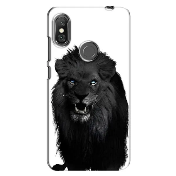 Чехол с принтом «Черный ЛЕВ» для Xiaomi Redmi Note 6 Pro