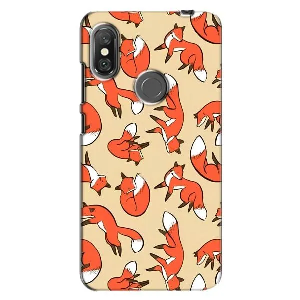 Чехол с принтом «Лисички» для Xiaomi Redmi Note 6 Pro