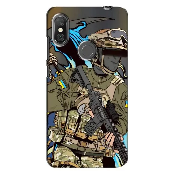 Чохол з принтом «Воїн ЗСУ» для Xiaomi Redmi Note 6 Pro