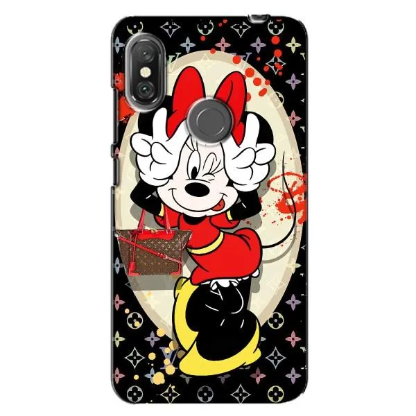 Чехол с принтом «Минни peace» для Xiaomi Redmi Note 6 Pro