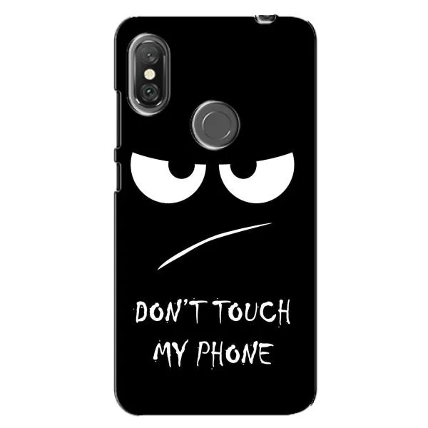 Чохол з принтом «Dont Touch» для Xiaomi Redmi Note 6 Pro