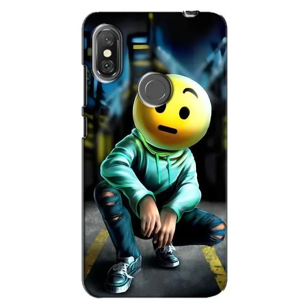 Чохол з принтом «Хлопець смайл» для Xiaomi Redmi Note 6 Pro