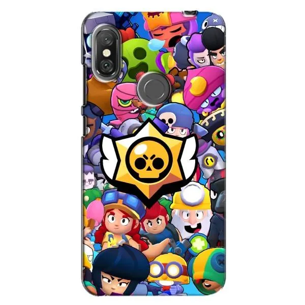 Чохол з принтом «Лого Brawl Stars» для Xiaomi Redmi Note 6 Pro