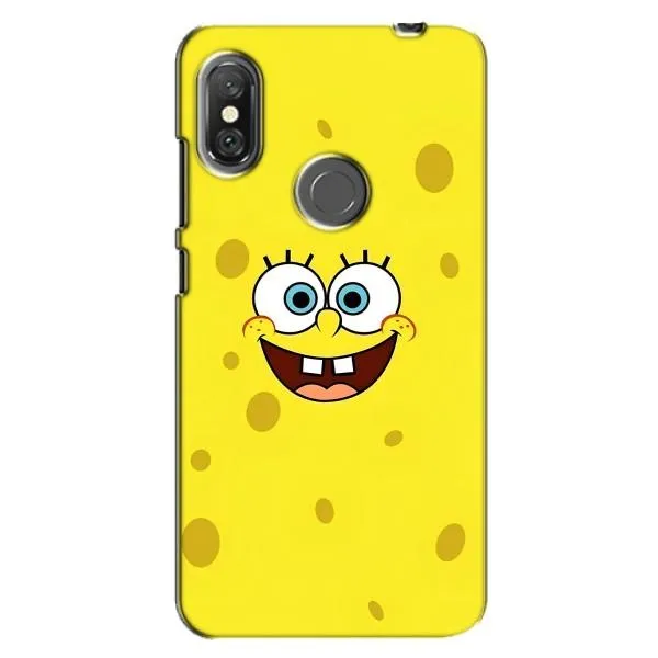 Чохол з принтом «Мордашка Спанч Боба» для Xiaomi Redmi Note 6 Pro Чохол з принтом «Мордашка Спанч Боба» для Xiaomi Redmi Note 6 Pro