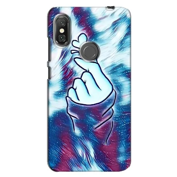 Чохол з принтом «Радужне серце» для Xiaomi Redmi Note 6 Pro